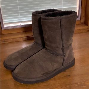 Dark brown Uggs